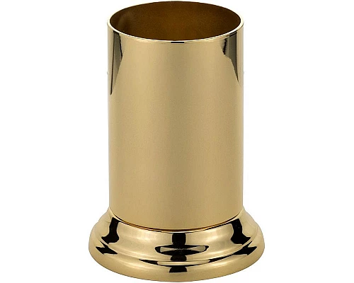 Заказать Стакан для зубных щеток Migliore Mirella 17307 Золото в магазине сантехники Santeh-Crystal.ru