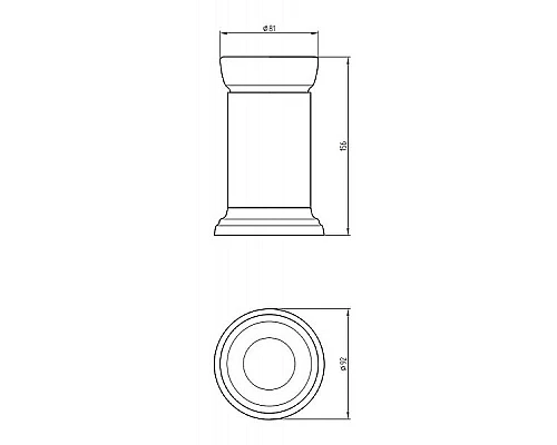 Приобрести Стакан для зубных щеток Migliore Mirella 17267 Хром Золото в магазине сантехники Santeh-Crystal.ru