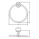 Купить Кольцо для полотенец Migliore Mirella 17172 Бронза в магазине сантехники Santeh-Crystal.ru