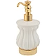 Заказать Дозатор для жидкого мыла Migliore Olivia 17452 Золото Белый в магазине сантехники Santeh-Crystal.ru