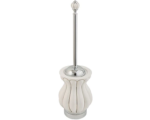 Купить Ершик для унитаза Migliore Olivia 17548 Хром Белый в магазине сантехники Santeh-Crystal.ru