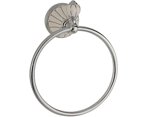Заказать Кольцо для полотенец Migliore Olivia 17553 Хром Белый в магазине сантехники Santeh-Crystal.ru