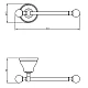 Купить Держатель туалетной бумаги Migliore Provance 17617 Бронза в магазине сантехники Santeh-Crystal.ru
