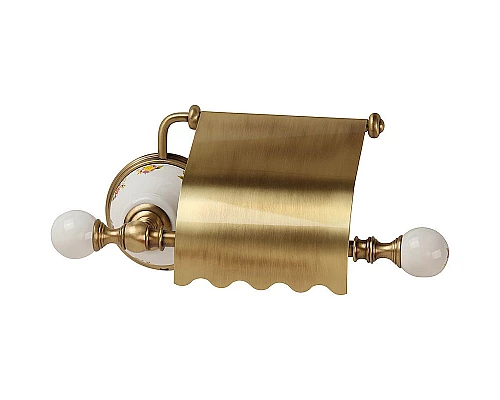 Приобрести Держатель туалетной бумаги Migliore Provance 17618 с крышкой Бронза в магазине сантехники Santeh-Crystal.ru