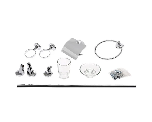 Купить Набор аксессуаров для ванной Orange Y01-888cr Хром в магазине сантехники Santeh-Crystal.ru