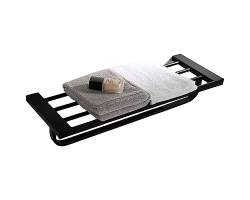 Приобрести Полка для полотенец Orans P-7201 7201000 Черная матовая в магазине сантехники Santeh-Crystal.ru