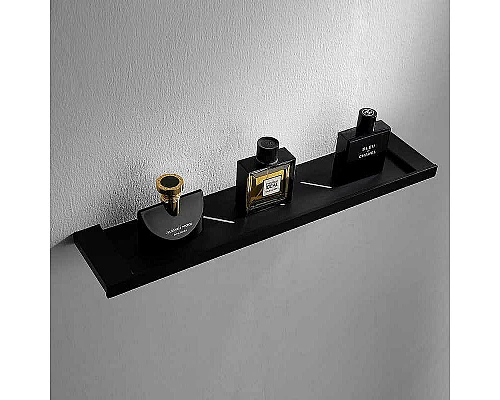 Купить Полка корзина Orans P-7202 7202000 Черная матовая в магазине сантехники Santeh-Crystal.ru