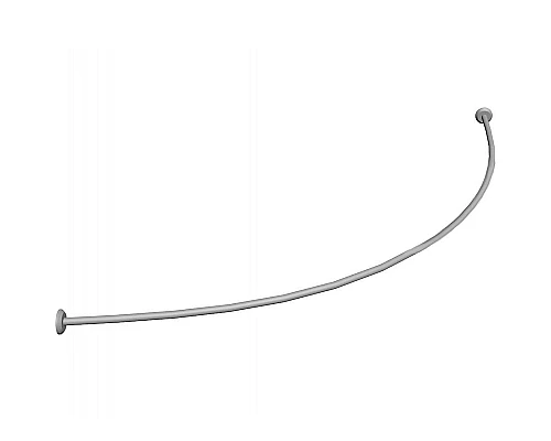 Приобрести Карниз для ванны Relisan Tugatty Polina 120x120 Гл000001700 Хром в магазине сантехники Santeh-Crystal.ru