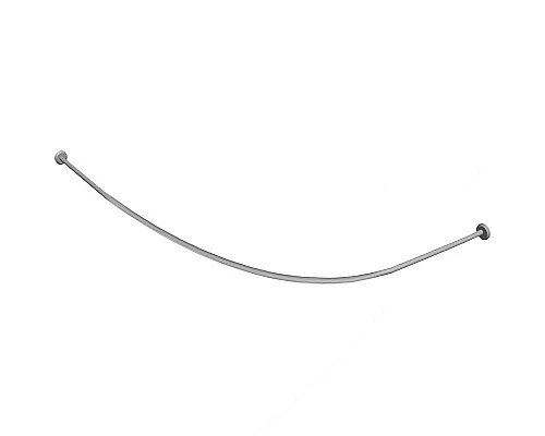 Купить Карниз для ванны Relisan Tugatty Isabella 170х90 Гл000015142 Хром в магазине сантехники Santeh-Crystal.ru