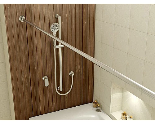 Купить Карниз для ванны Relisan Tugatty Trinity 160 Гл000012979 Хром в магазине сантехники Santeh-Crystal.ru