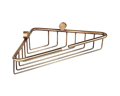 Приобрести Полка корзина TW Bristol TWBR534br угловая Бронза в магазине сантехники Santeh-Crystal.ru