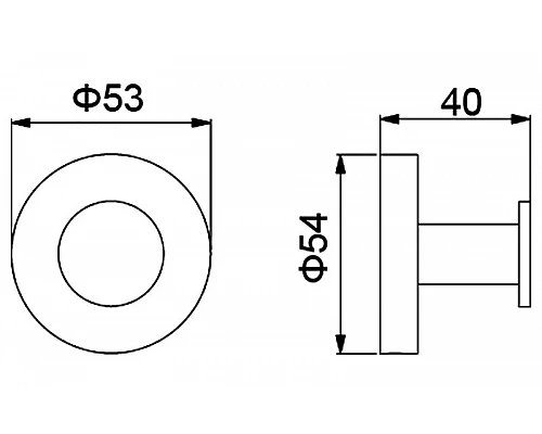 Заказать Крючок Timo Saona 13011/03 Черный в магазине сантехники Santeh-Crystal.ru