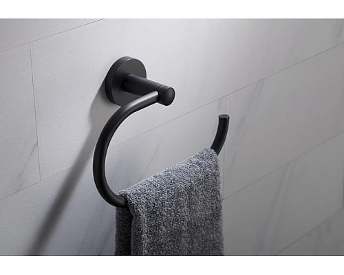 Заказать Полотенцедержатель Timo Saona 13050/03 Черный в магазине сантехники Santeh-Crystal.ru