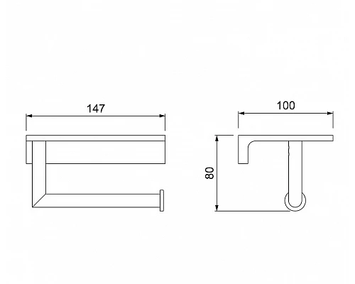 Приобрести Держатель туалетной бумаги Timo Selene 10040/00 Хром в магазине сантехники Santeh-Crystal.ru