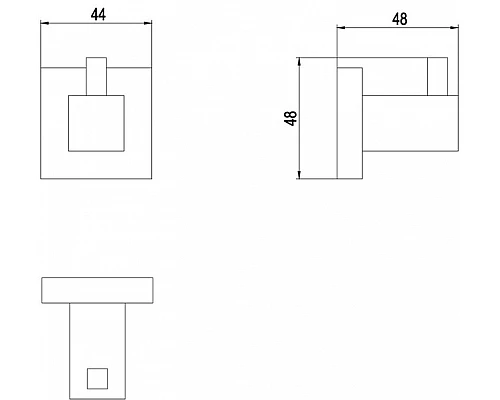 Заказать Крючок Timo Selene 17011/17 Золото матовое в магазине сантехники Santeh-Crystal.ru