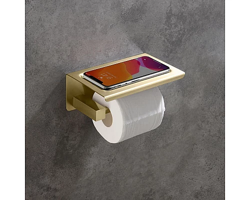 Заказать Держатель туалетной бумаги Timo Selene 17044/17 Золото матовое в магазине сантехники Santeh-Crystal.ru