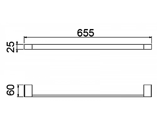 Купить Полотенцедержатель Timo Selene 14053/03 Черный в магазине сантехники Santeh-Crystal.ru