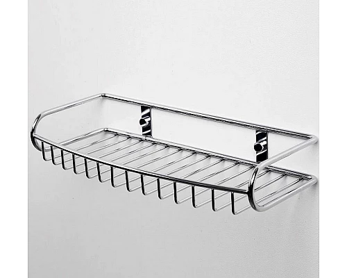 Купить Полка корзина WasserKRAFT K-141133 Хром в магазине сантехники Santeh-Crystal.ru