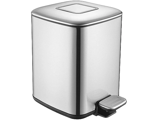 Заказать Ведро для мусора WasserKRAFT K-649 Нержавеющая сталь в магазине сантехники Santeh-Crystal.ru