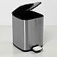 Заказать Ведро для мусора WasserKRAFT K-649 Нержавеющая сталь в магазине сантехники Santeh-Crystal.ru