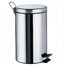 Ведро для мусора WasserKRAFT K-612 Нержавеющая сталь