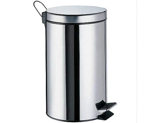 Приобрести Ведро для мусора WasserKRAFT K-637 Нержавеющая сталь в магазине сантехники Santeh-Crystal.ru
