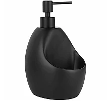 Дозатор для жидкого мыла WasserKRAFT K-8099BLACK с емкостью для губки Черный матовый