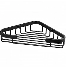 Полка корзина WasserKRAFT K-733B угловая Черная матовая