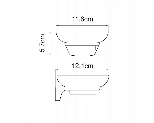 Заказать Мыльница WasserKRAFT Aisch K-5929 Золото матовое в магазине сантехники Santeh-Crystal.ru