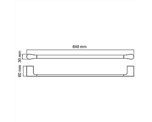 Приобрести Полотенцедержатель WasserKRAFT Aisch K-5930 Золото матовое в магазине сантехники Santeh-Crystal.ru