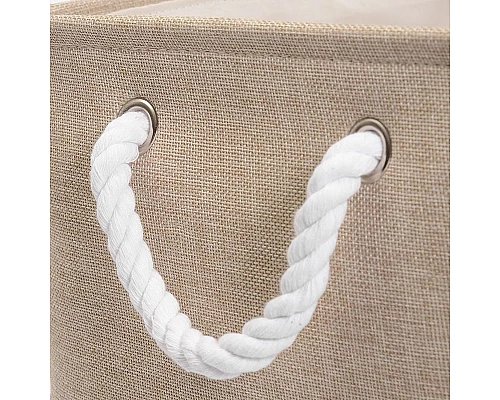 Приобрести Корзина для белья WasserKRAFT Aisch WB-550-L Бежевая в магазине сантехники Santeh-Crystal.ru