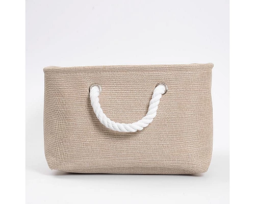 Купить Корзина для белья WasserKRAFT Aisch WB-550-M Бежевая в магазине сантехники Santeh-Crystal.ru