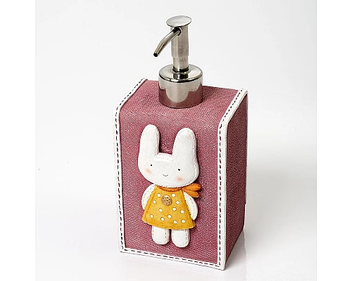 Приобрести Дозатор для жидкого мыла WasserKRAFT Ammer K-6499 Розовый матовый в магазине сантехники Santeh-Crystal.ru