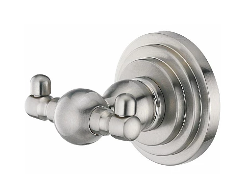 Заказать Двойной крючок WasserKRAFT Ammer K-7023D Хром матовый в магазине сантехники Santeh-Crystal.ru