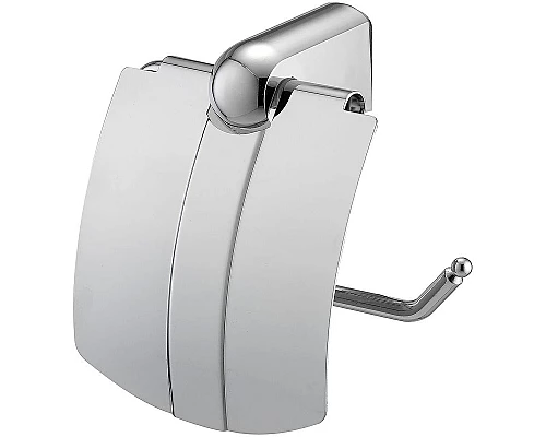 Приобрести Держатель туалетной бумаги WasserKRAFT Berkel K-6825 с крышкой Хром в магазине сантехники Santeh-Crystal.ru