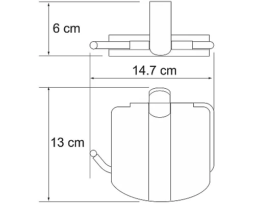 Приобрести Держатель туалетной бумаги WasserKRAFT Berkel K-6825 с крышкой Хром в магазине сантехники Santeh-Crystal.ru