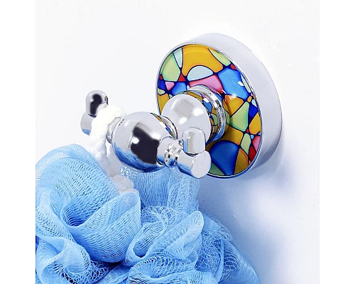 Приобрести Двойной крючок WasserKRAFT Diemel K-2223D Хром в магазине сантехники Santeh-Crystal.ru