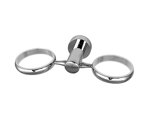 Заказать Держатель стакана для зубных щеток и мыльницы WasserKRAFT Donau K-C177 двойной Хром в магазине сантехники Santeh-Crystal.ru