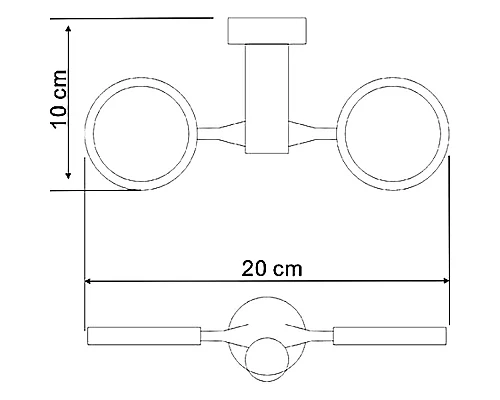 Заказать Держатель стакана для зубных щеток и мыльницы WasserKRAFT Donau K-C177 двойной Хром в магазине сантехники Santeh-Crystal.ru