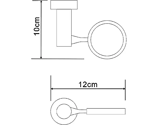 Заказать Держатель WasserKRAFT Donau K-C178 Хром в магазине сантехники Santeh-Crystal.ru