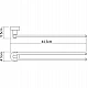 Купить Полотенцедержатель WasserKRAFT Donau K-9431 поворотный Хром в магазине сантехники Santeh-Crystal.ru