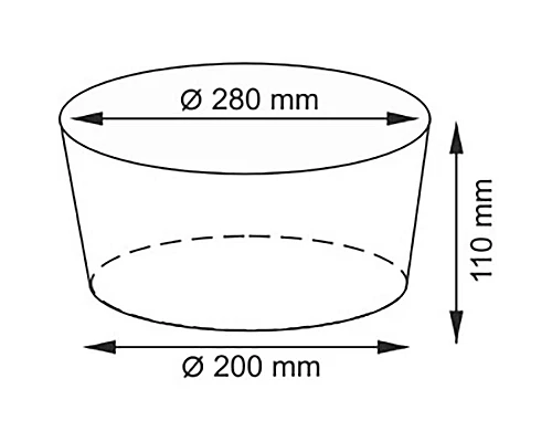 Приобрести Корзина для белья WasserKRAFT Donau WB-530-M Темно-коричневая в магазине сантехники Santeh-Crystal.ru