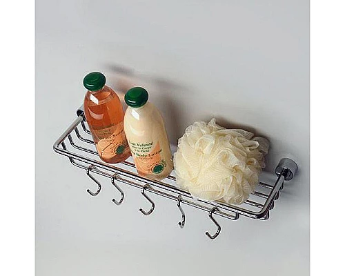 Приобрести Полка корзина WasserKRAFT Donau K-9415 Хром в магазине сантехники Santeh-Crystal.ru