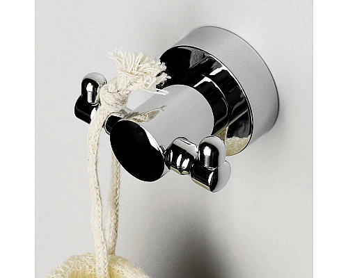 Купить Двойной крючок WasserKRAFT Donau K-9423D Хром в магазине сантехники Santeh-Crystal.ru