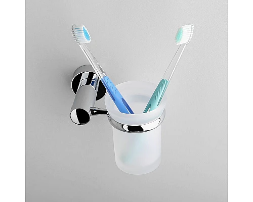 Заказать Стакан для зубных щеток WasserKRAFT Donau K-9428 Хром в магазине сантехники Santeh-Crystal.ru