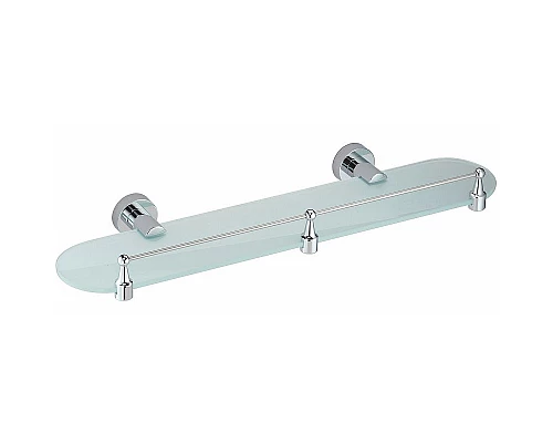 Приобрести Стеклянная полка WasserKRAFT Donau K-9444 Хром в магазине сантехники Santeh-Crystal.ru