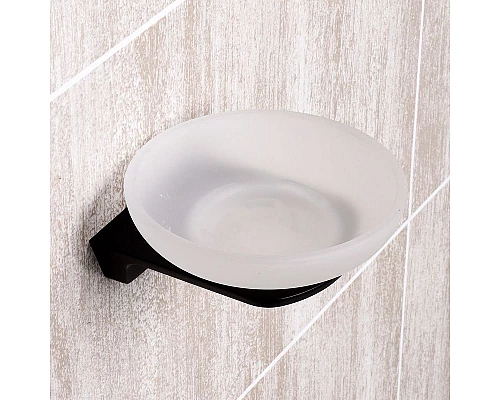 Купить Мыльница WasserKRAFT Elbe K-7229 Черная матовая в магазине сантехники Santeh-Crystal.ru