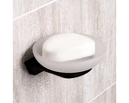 Купить Мыльница WasserKRAFT Elbe K-7229 Черная матовая в магазине сантехники Santeh-Crystal.ru