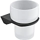 Заказать Стакан для зубных щеток WasserKRAFT Elbe K-7228 Черный матовый в магазине сантехники Santeh-Crystal.ru