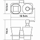 Приобрести Дозатор для жидкого мыла WasserKRAFT Exter K-5289 со стаканом для зубных щеток Светлая бронза в магазине сантехники Santeh-Crystal.ru